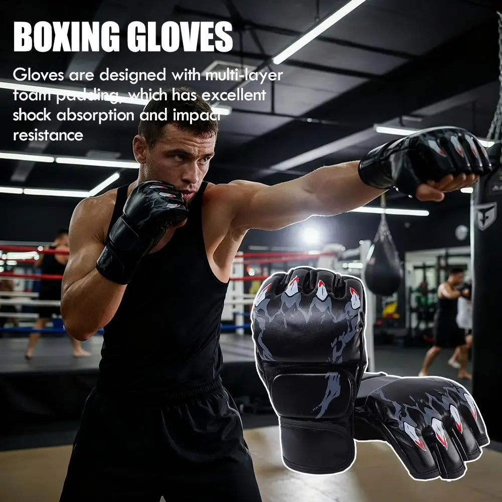 Iron Forge™ Elite Pro Boxing Gloves | Premium PU Leather Training Gloves