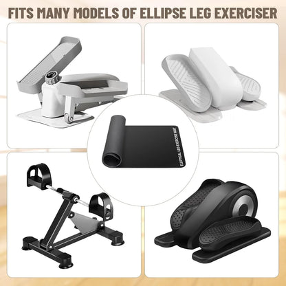 Durable Anti-Slip Fitness Equipment Mat Waterproof Scratch Resistant Floor Mat for Gym Machines