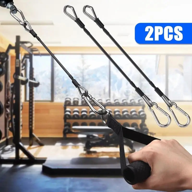 1-6Pcs 25cm Gym Cable Extension Compatible with Bowflex Home Gym Accessories for LAT/Tricep Pull Down and Leg Extensions Machine