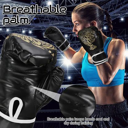 Iron Forge™ Elite Pro Boxing Gloves | Premium PU Leather Training Gloves