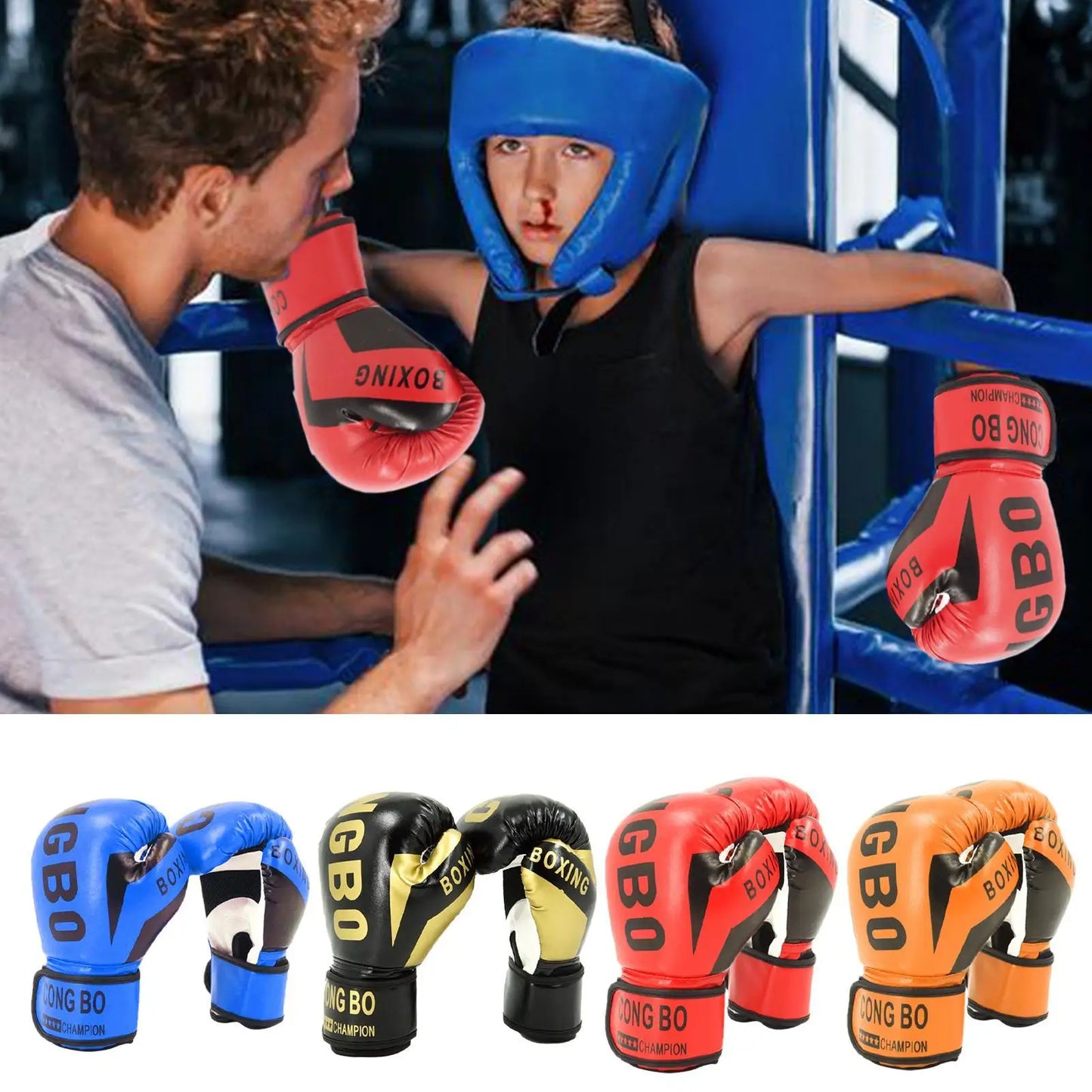 Iron Forge™ Future Champion Boxing Gloves | Kids Training & Sparring Gloves