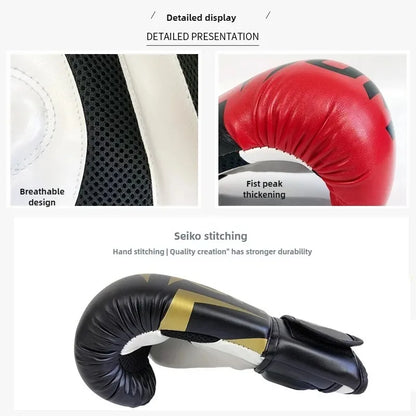 Iron Forge™ Elite Pro Boxing Gloves | Premium PU Leather Training Gloves