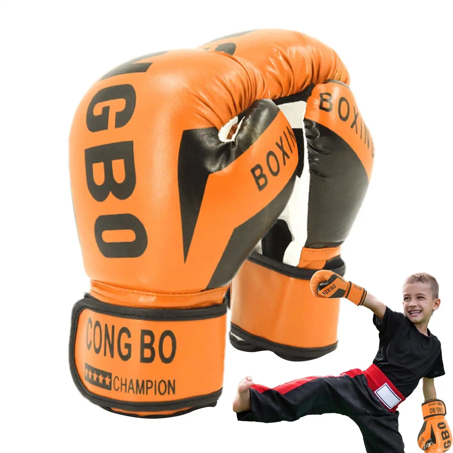 Iron Forge™ Junior Strike Boxing Gloves | Youth Training Gloves (Ages 6–12)