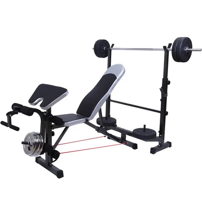 Newly Upgraded Heavy Steel Fitness Multifunctional Weightlifting Stool Home Fitness Gym Comprehensive Training