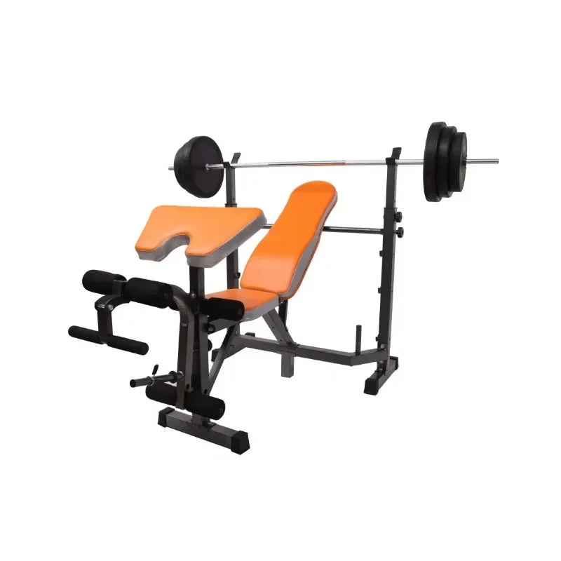 Newly Upgraded Heavy Steel Fitness Multifunctional Weightlifting Stool Home Fitness Gym Comprehensive Training