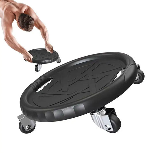 Iron Forge™ CoreForce Ab Roller | Heavy-Duty Stability Wheel for Total Core Training