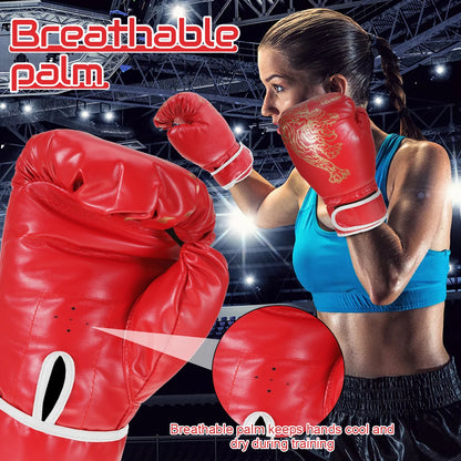 Iron Forge™ Elite Pro Boxing Gloves | Premium PU Leather Training Gloves
