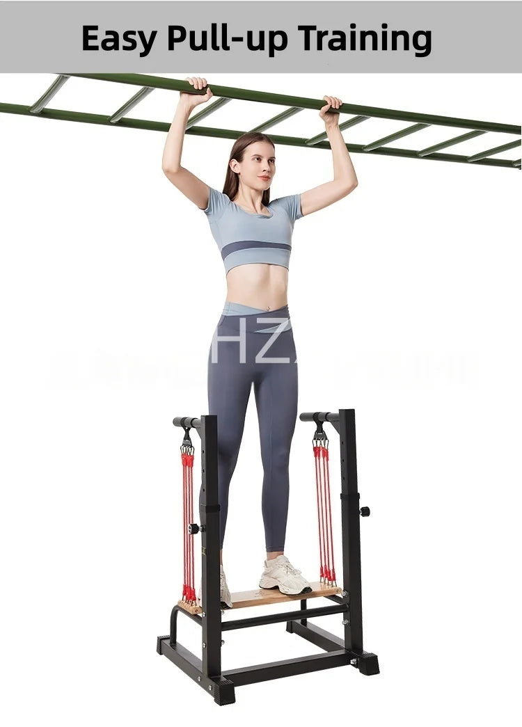 Indoor Horizontal Bar Parallel Bars Comprehensive Trainer Multifunctional Pull Up Push Up Stand Fitness Booster Gym Equipment