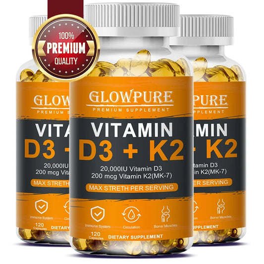 Iron Forged Fitness Vitamin D3 + K2 | Bone & Calcium Support Formula