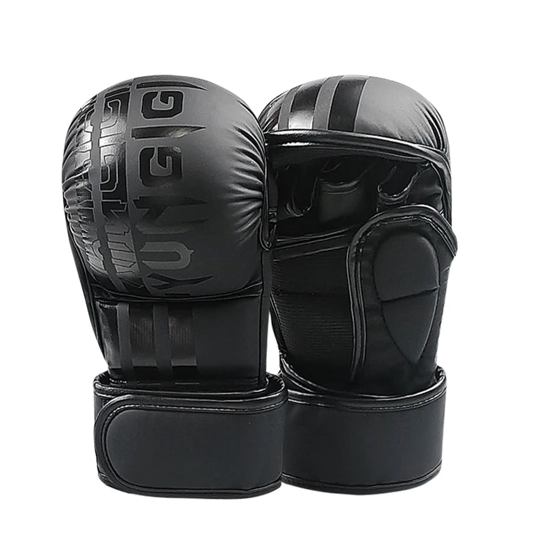 Iron Forge™ Combat Pro MMA Gloves | Half Finger Training Gloves