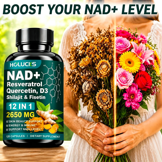 Iron Forged Fitness NAD+ Advanced Formula with Resveratrol | Daily Cellular Wellness Support